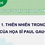 Thiên Nhiên Trong Tranh Của Họa Sĩ Paul Gauguin - Lớp 8